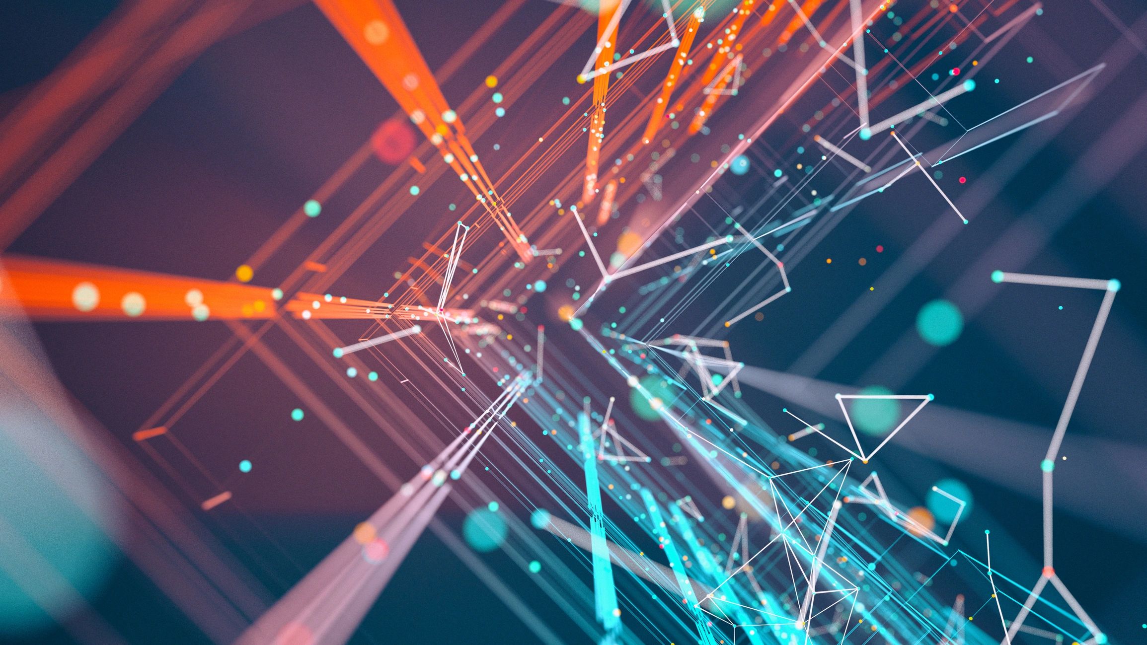 Abstract technology grid background